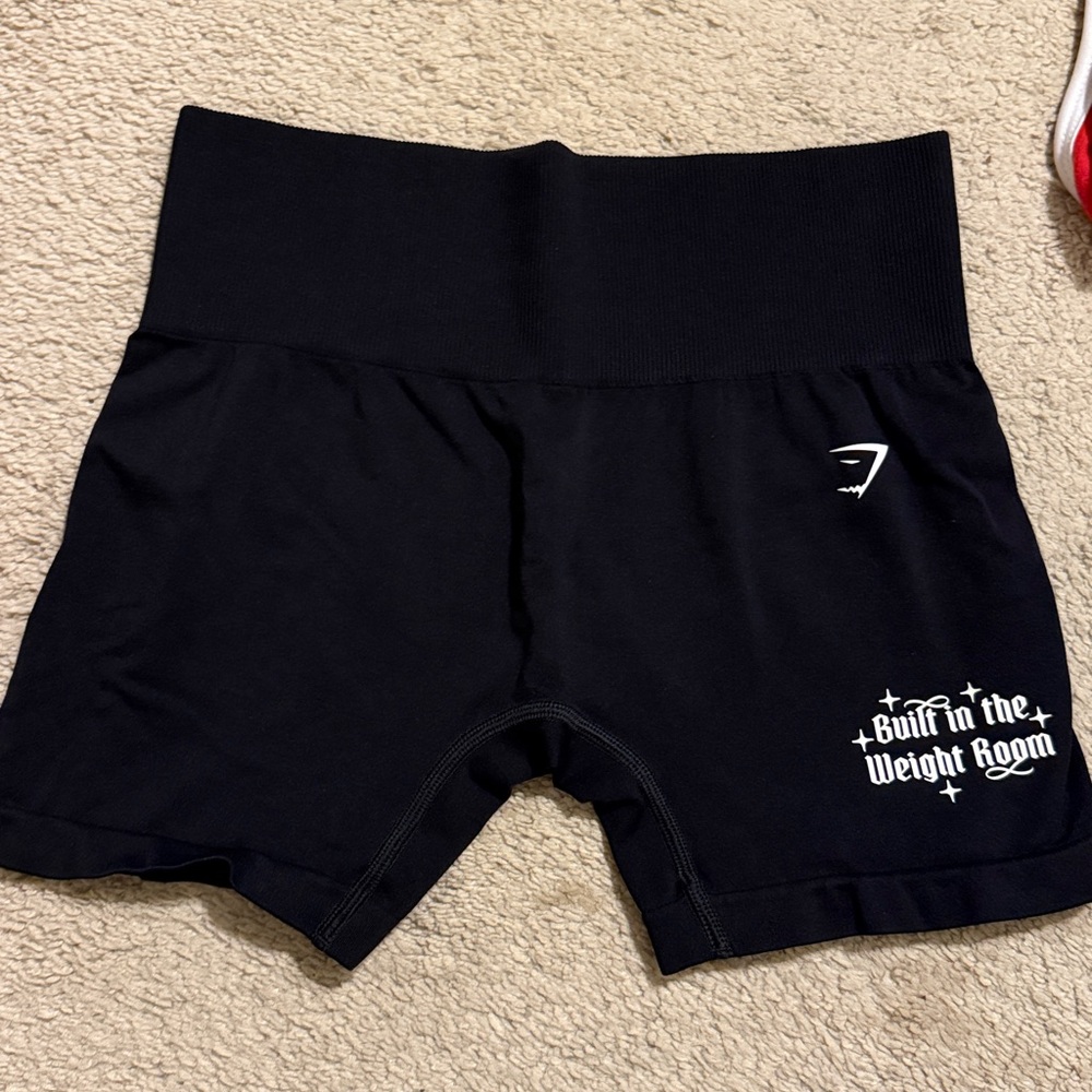 Gymshark shorts size S Built in the weight room logo